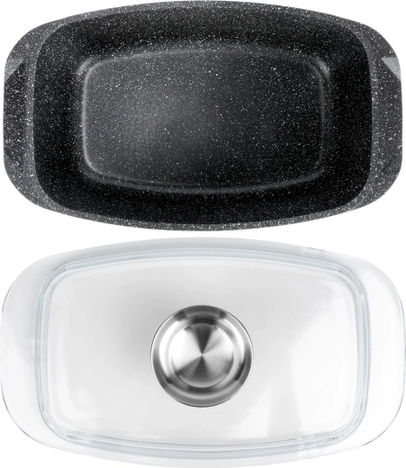 Neprijemljiva granitna površina za kuhanje z minimalno maščobe