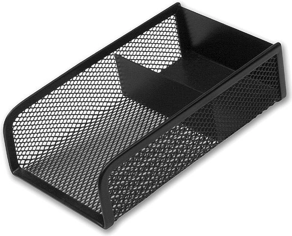 Kovinsko stojalo za listke in sponke ICO, črno