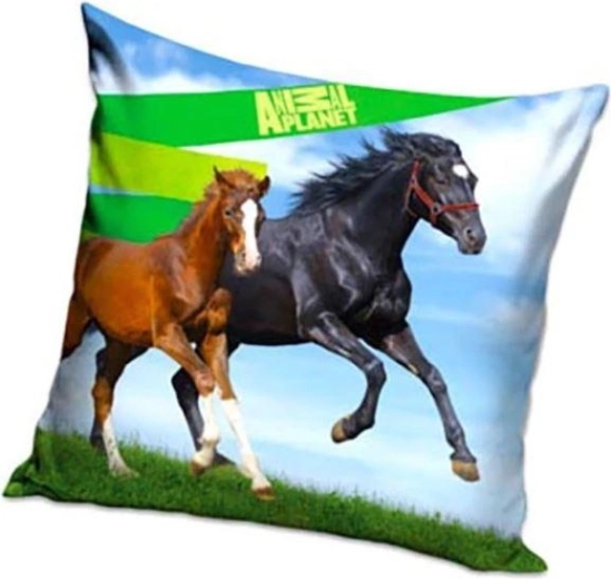 Prevleka za blazino Animal Planet konji 40 × 40 cm