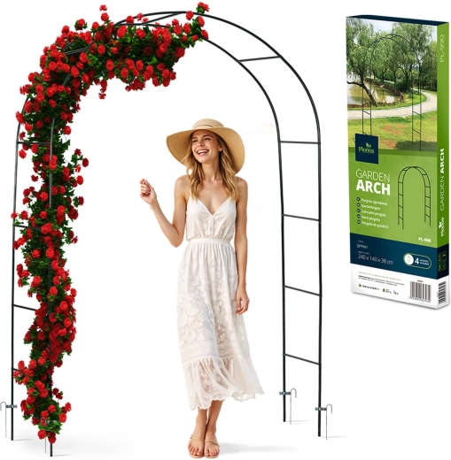 Vrtna kovinska pergola lok 240 cm