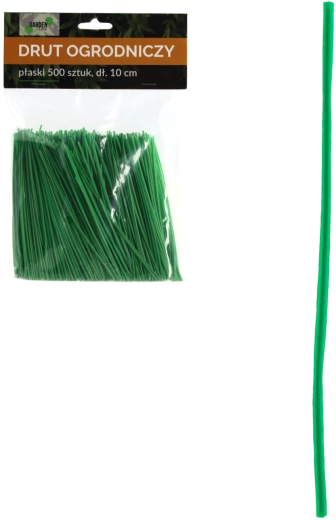 Ploščati vrtni vezalni žičniki 10 cm – 500 kos
