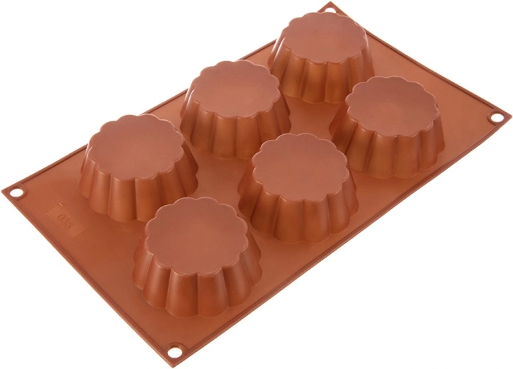 6 cvetličnih oblik za enakomerne porcije