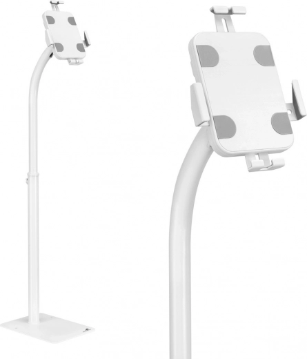 Talni stojalo za tablični računalnik z ključavnico 7,9–11" MACLEAN belo