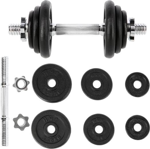 Enoročna nastavljiva utež 10 kg HMS