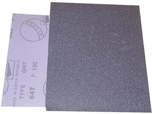 Abrasive cloth for metal and wood, grit 320, 230 × 280 mm