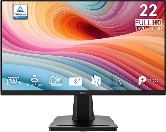 MSI PRO MP225 E12VL 21,45" FHD monitor 120 Hz črn