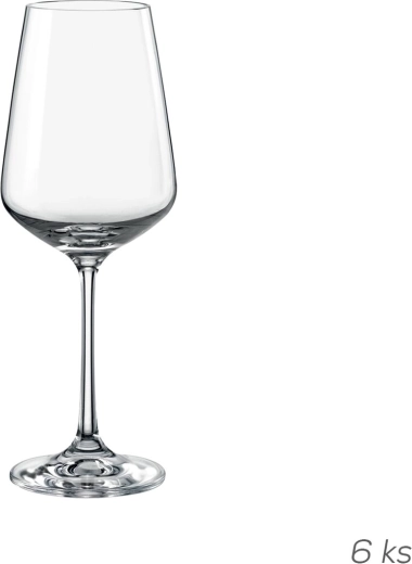 Kozarci Sandra za vino 0,25 l, 6 kosov