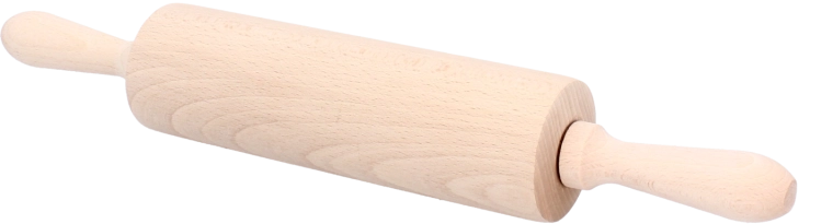 Lesen premični valjar za testo iz bukovega lesa 38 cm