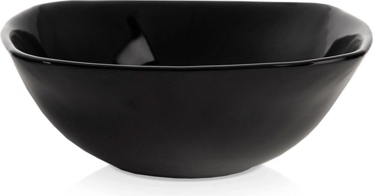 Steklena skodelica LUNA 190 ml črna 11,5 cm
