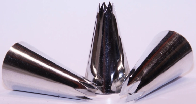 Komplet nazobčanih nastavkov – veliki, 3 kosi