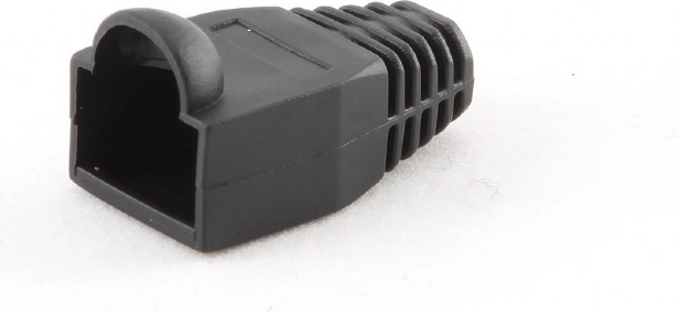 Zaščitni tulec za priključek RJ45, 100 kosov, črna