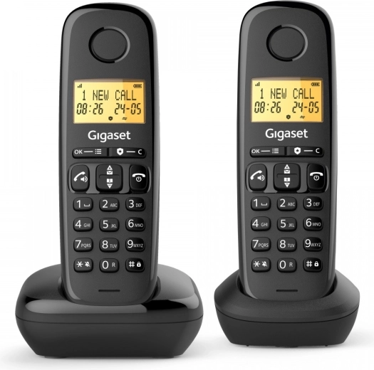 Gigaset Basic 100 duo – brezžični telefon z dvema slušalkama