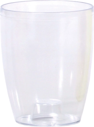 Cvetlični lonec COUBI Orchid 16 cm prosojno bel