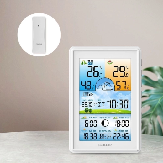 Outdoor sensor up to 40 m – measuring indoors and outdoors