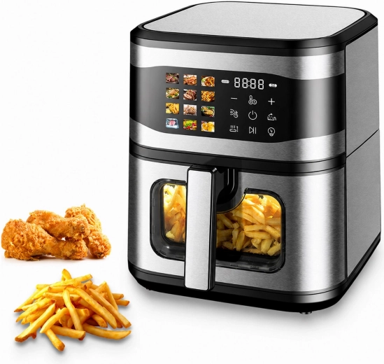 Cvrtnik na vroč zrak (Air fryer) 8 l, 1700 W, z 12 programi