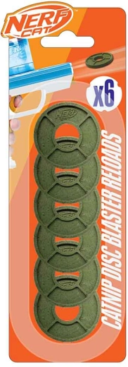 Nadomestni penasti diski s catnipom za NERF CAT, 6 kos