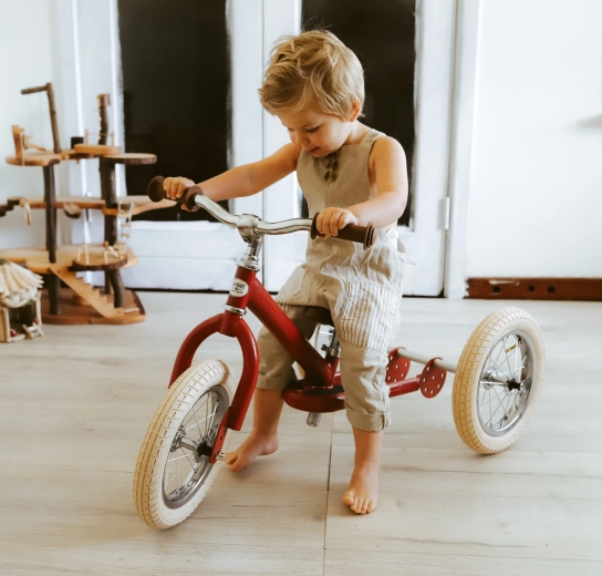 Trpežno jeklo in kakovostna 12" kolesa za gladko vožnjo
