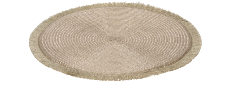 Zlata okrogla namizna podloga 35 cm