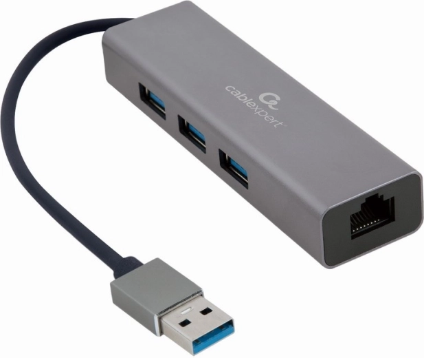 USB-AM adapter na LAN GbE Hub 3xUSB 3.0