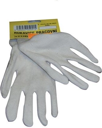 Mehke bombažne rokavice TIT z elastičnim patentom