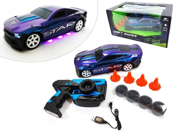R/C driftajoči avtomobil 4WD, 2,4 GHz