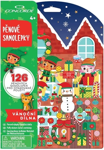 Pene nalepke Božična delavnica CONCORDE