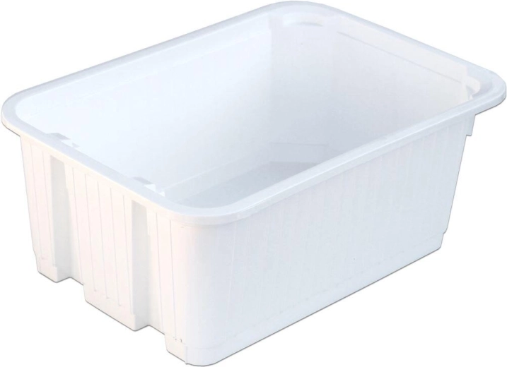 Zložljiv plastični koš 30 × 21 × 12 cm – mešanica barv
