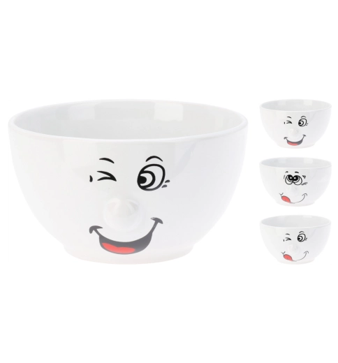 Porcelanasta skodelica z veselim obrazom 500 ml