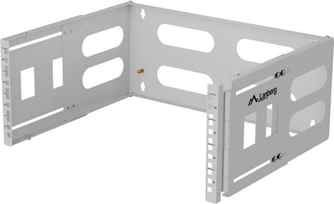 Stenski nosilec rack 19" 4U 497 × 400/240 siv