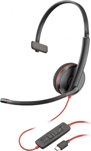 Slušalke Poly Blackwire 3210 Mono USB-C/A