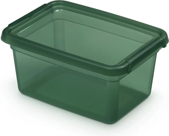 Basestore PINE shranjevalna posoda s pokrovom in sponkami 1,5 l
