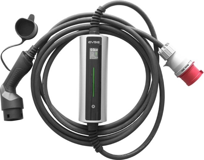 Besen prenosni polnilnik za električna vozila 11 kW z aplikacijo
