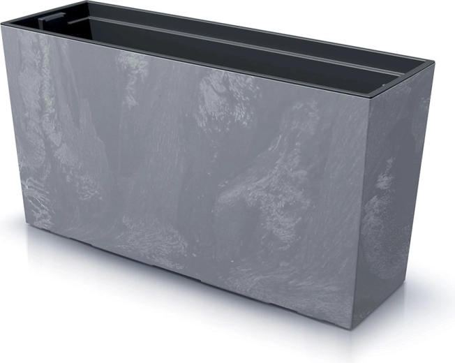 Korito z vložkom URBI Case Beton Effect M, 77 cm, marengo