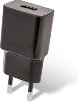 Maxlife omrežni polnilnik z USB 2,1 A in micro USB kablom, črn