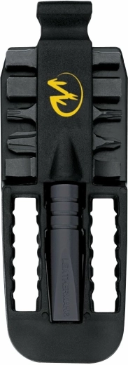 Leatherman bit adapter with bit set, silver