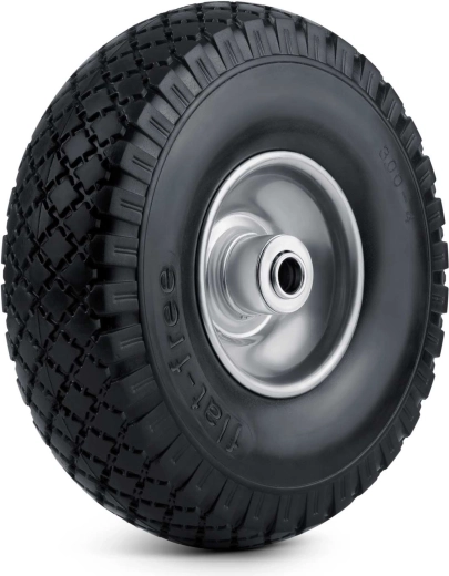 Brezzračna pnevmatika za samokolnico 3.00-4 črno-srebrna HUMBERG