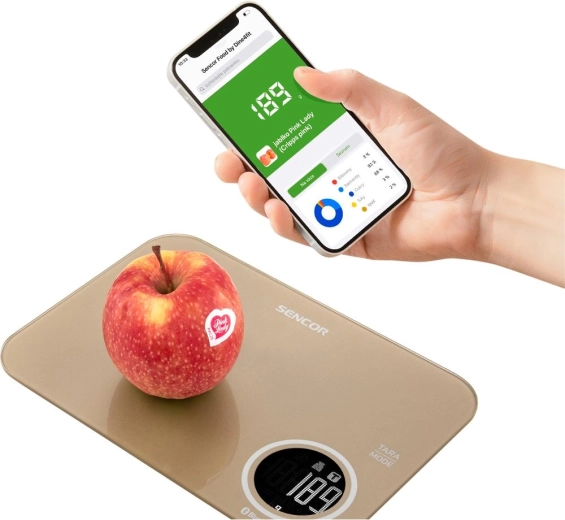 Nutritional overview in the app