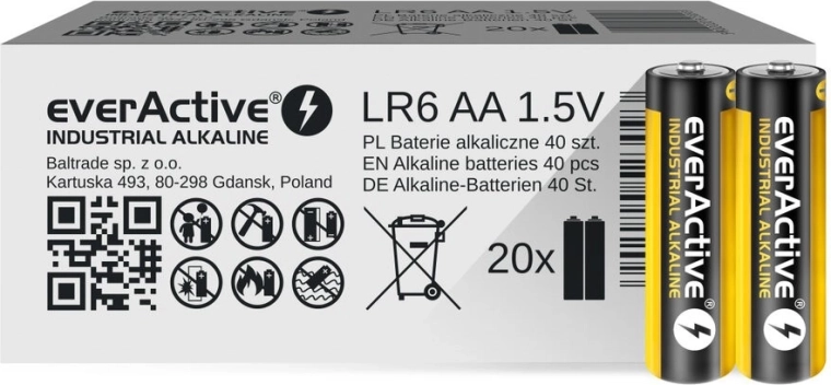 Alkalne baterije AA LR6 40 kos