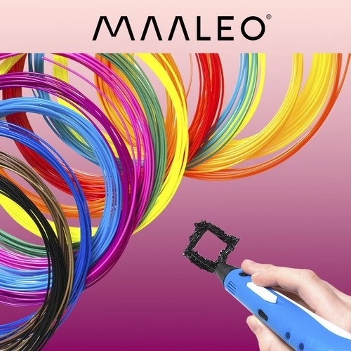 Maaleo PLA filaments for a 3D pen – 20 colors (20 × 20 m)