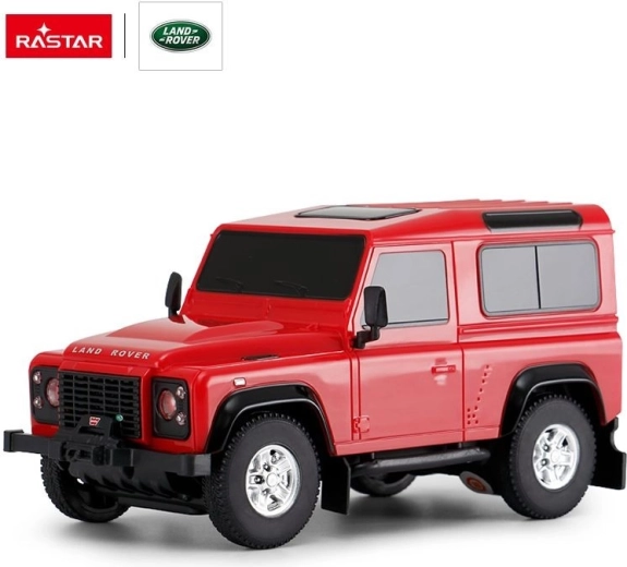 Daljinsko vodeni Land Rover Defender R/C v merilu 1:24 – Rdeča