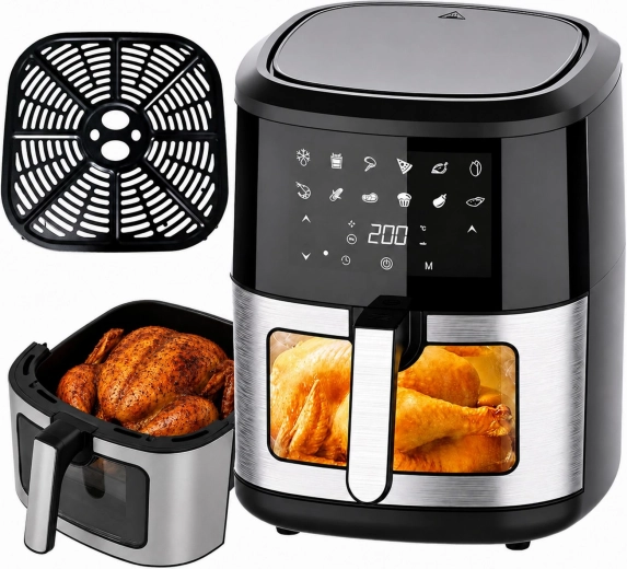 Cvrtnik na vroč zrak (air fryer) 6 l, 1500 W, 12 programov