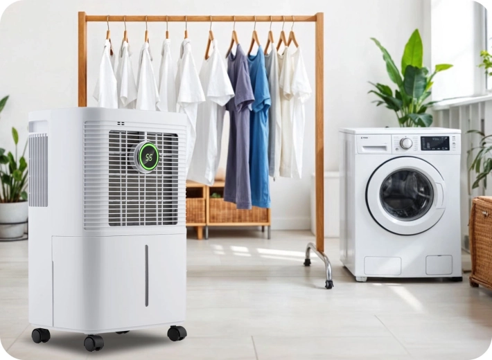 Suitable for the home and for damp areas that need drying