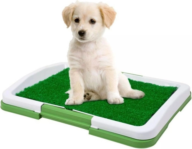 Pasji WC z umetno travo 47 × 34 × 6 cm