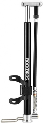 Prenosna kolesarska tlačilka ROCKBROS, aluminijasta, 160 psi (črna)