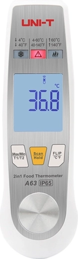 Uni-T A63 2v1 termometer za živila
