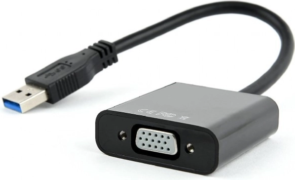 Adapter USB 3.0 na VGA, črn