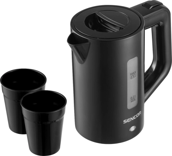 Sencor potovalni grelnik vode 0,5 l s skodelicama