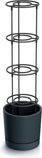 Cvetlični lonec z oporo Prosperplast Home Grower 14,5 l antracit