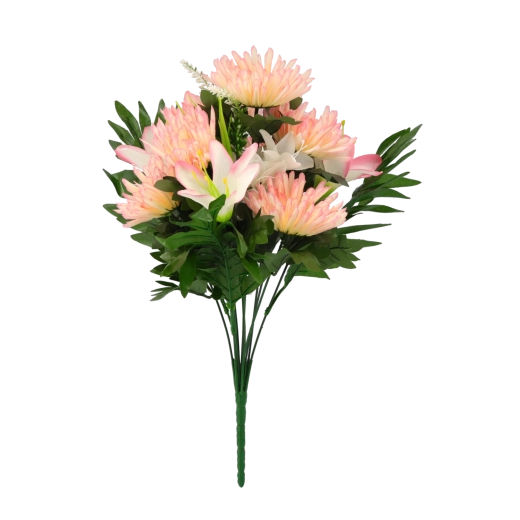 Realistični cvetovi in bogato listje