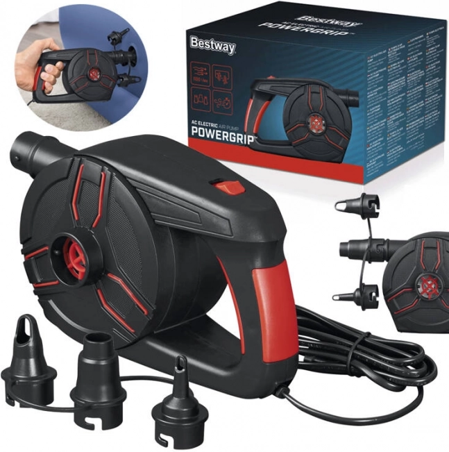 Električna črpalka Bestway PowerGrip s 3 adapterji